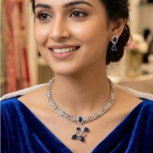 Midnight Petal Necklace